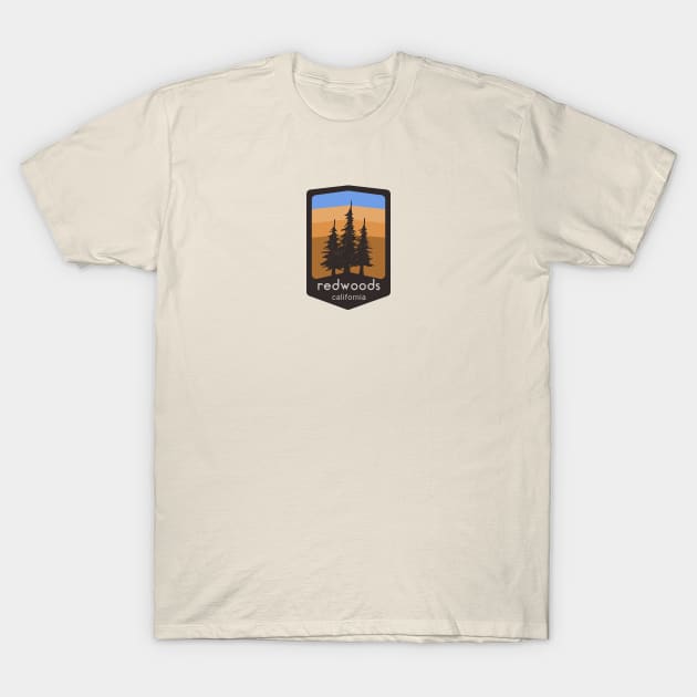 Redwoods of California Logo Apparel & Accessories T-Shirt by bahama mule